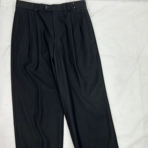 #0995 Giorgio Ferraro Black Men’s Trousers | Size: 31W 30L